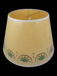 Lamp Shade Green Floral - L10