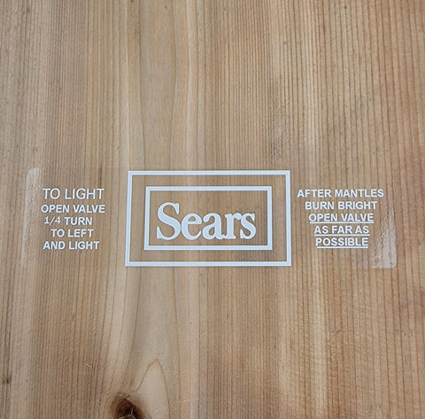Decal - Sears Rectangle Lantern - D31