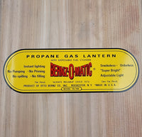Bernzomatic lantern Decal No UL - D54