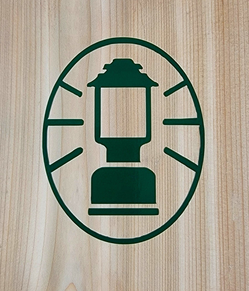 Weatherproof Decal - Lantern Green - D146