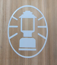 Weatherproof Decal - Lantern White - D148