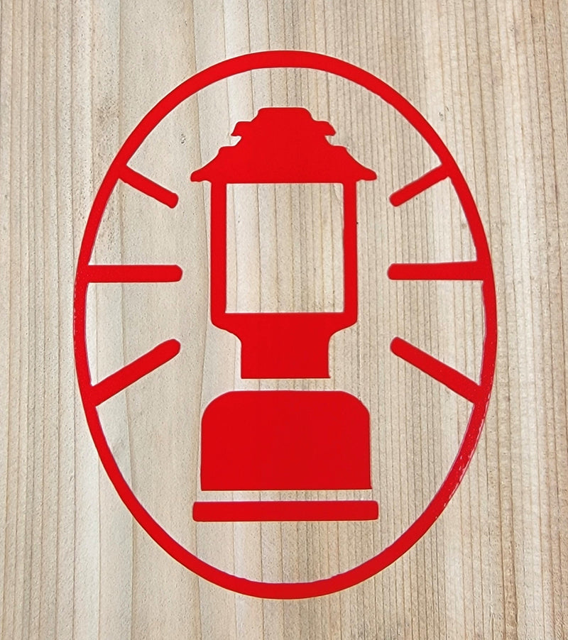Weatherproof Decal - Lantern Red - D147