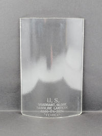 252 Quadrant Glass Pane, U.S. - E1700