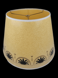 Lamp Shade Black Floral - L13