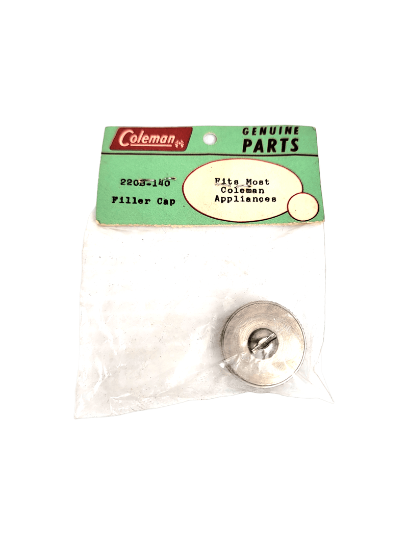 Filler Cap, 3 Piece, Nickel, NOS - E1594