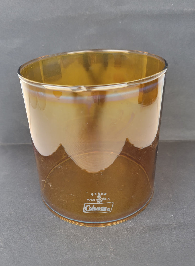 220 Amber Pyrex Globe USA - G158