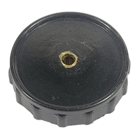 Valve Wheel Black, Old Style, NOS - E1204