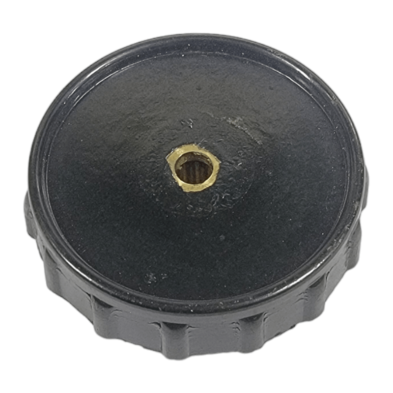 Valve Wheel Black, Old Style, NOS - E1204