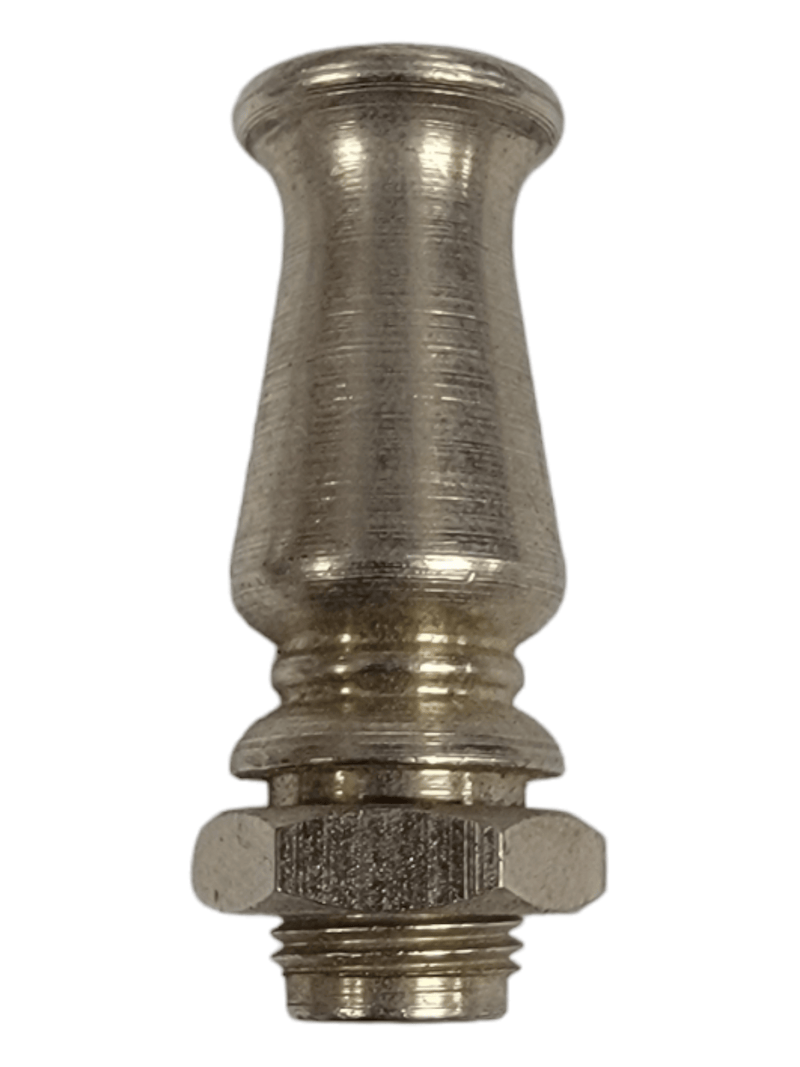 Canadian Lamp Finial, Nickel, NOS - E1022