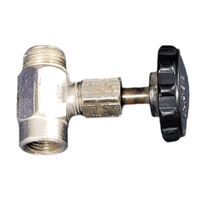 Lamp Valve, Molded Wheel, Nickel, Used - E1152
