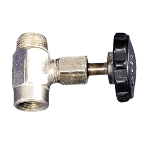 Lamp Valve, Molded Wheel, Nickel, Used - E1152