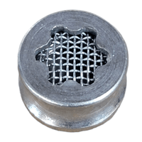 NOS Burner Cap 220 Nickel Round - E1631