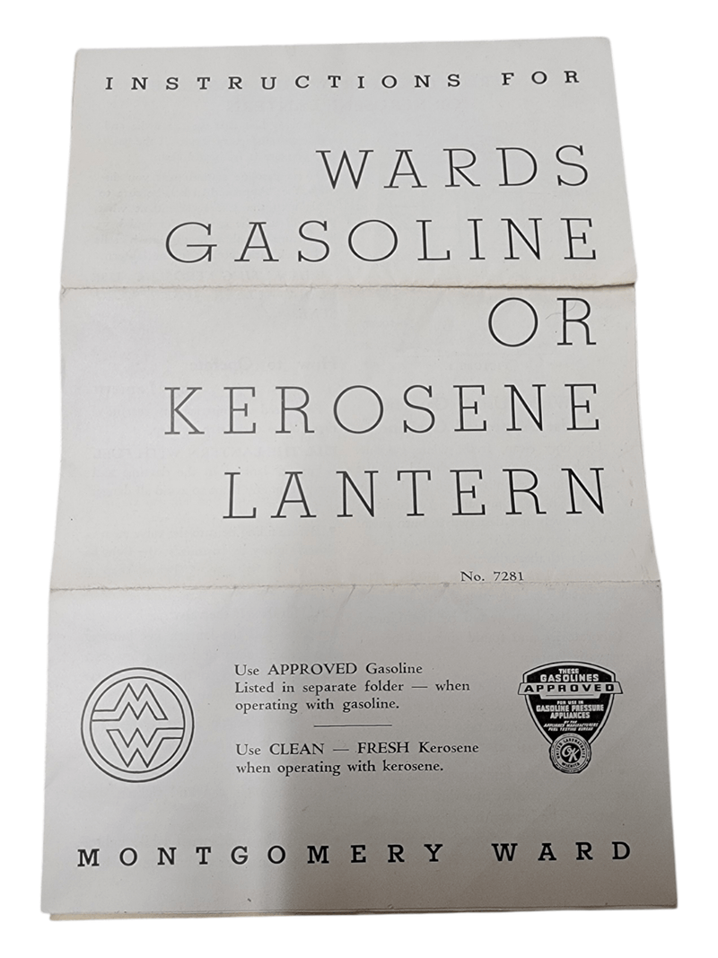 Montgomery Ward 7281 Instructions - E1436