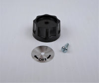 Knob Black, NOS - E1303