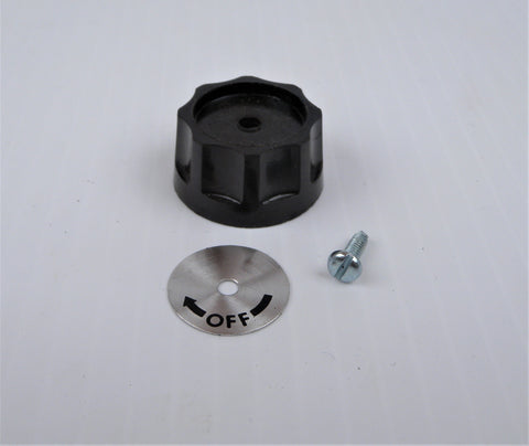 Knob Black, NOS - E1303