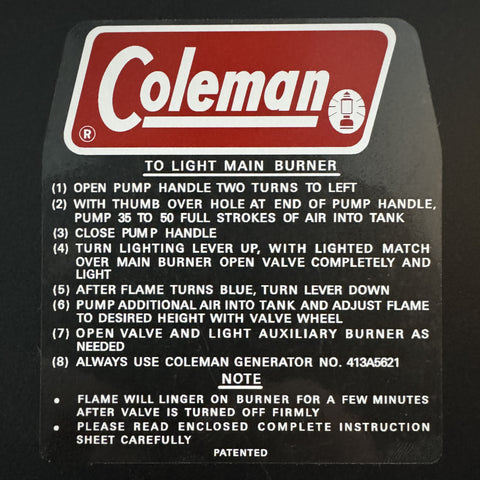 Stove Lid Decal, 413G - D157