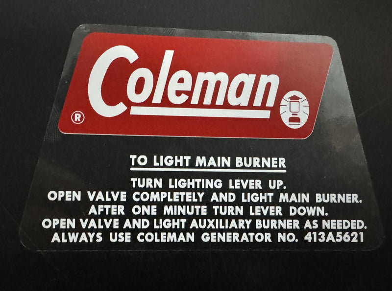 Stove Lid Decal, 426C - D160