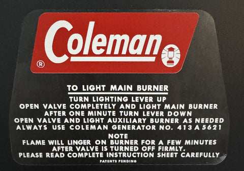 Stove Lid Decal, 426D Version 2 - D162