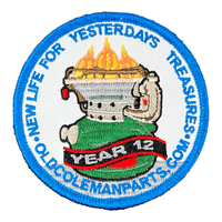 Old Coleman Parts Patch Year 12 - T06