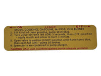 Decal M1950, Rogers Made in 1951-52 Silver - D105