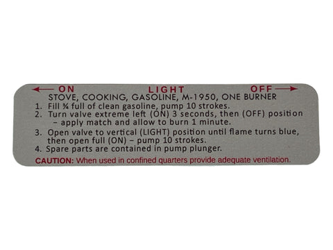 Decal M1950, Rogers Made in 1951-52 Silver - D104
