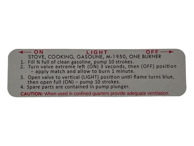 Decal M1950, Rogers Made in 1951-52 Silver - D104