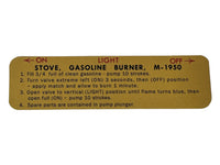 Decal M1950, Rogers Made in 1963 Gold - D106