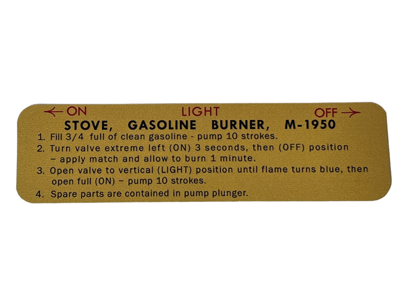 Decal M1950, Rogers Made in 1963 Gold - D106