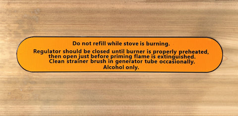 Punker Stove Decal - D79