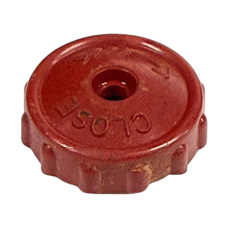 Stove Valve Wheel, Red, Used - E1585