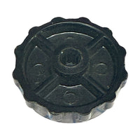 Black Valve Wheel, New Style, NOS - E1174