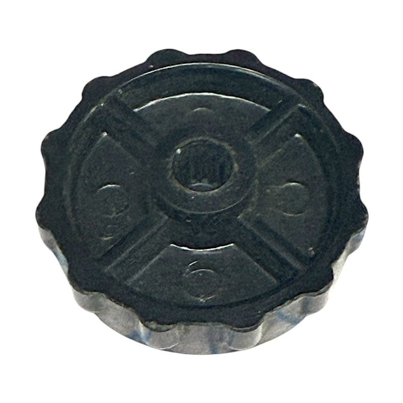 Black Valve Wheel, New Style, NOS - E1174