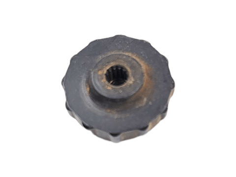 Stove Valve Wheel, Old Style, Black, Used - E1228