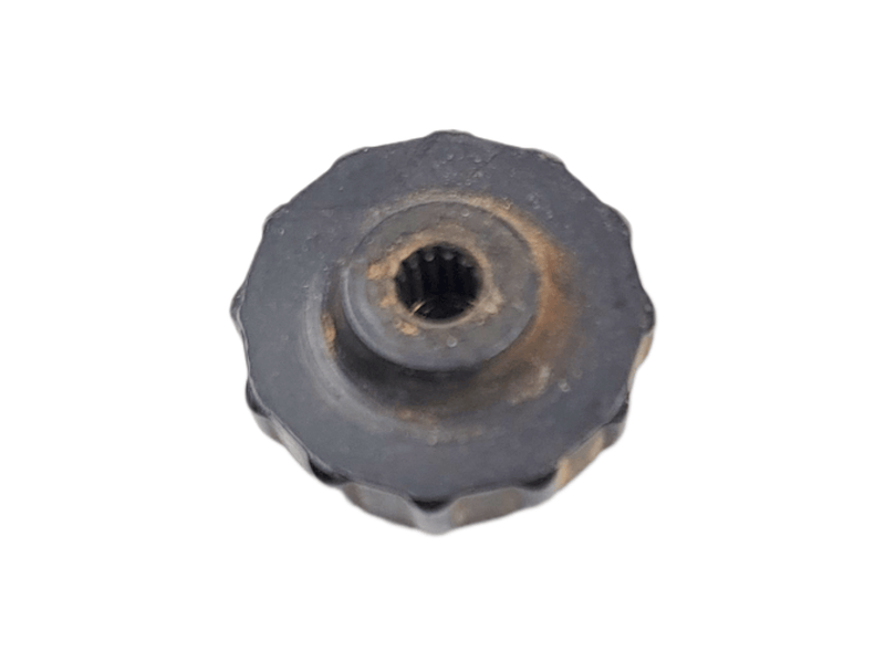 Stove Valve Wheel, Old Style, Black, Used - E1228