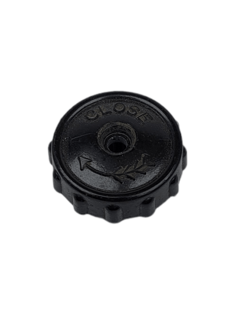 Stove Valve Wheel, New Style, Black, Used - E1629