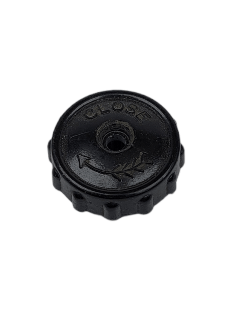 Stove Valve Wheel, New Style, Black, Used - E1629