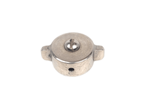 Nickel Plated Filler Cap Winged Used - E1589