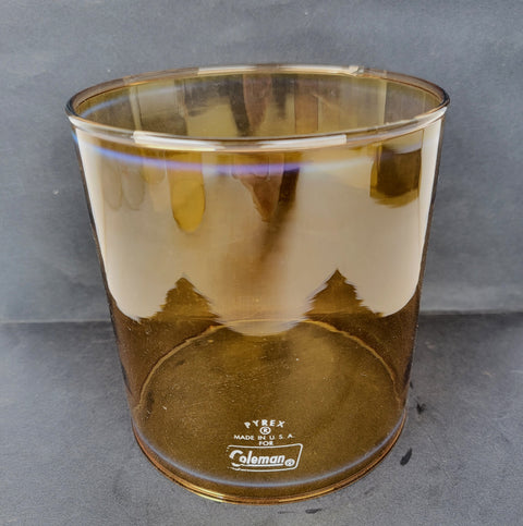 220 Amber Pyrex Globe USA - G33