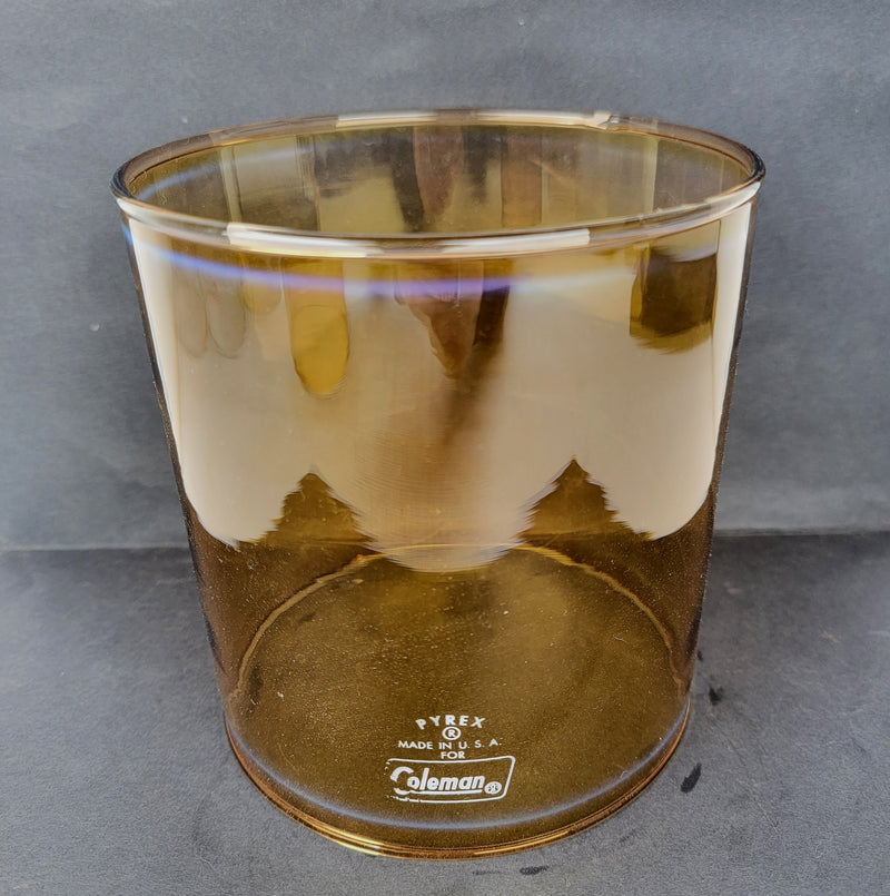 220 Amber Pyrex Globe USA - G33