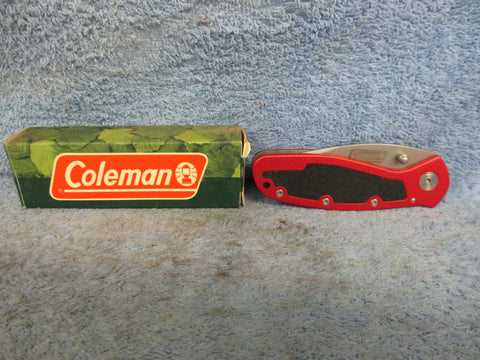 Knife Red Handle Rubber Insert