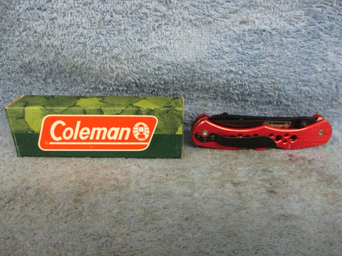 Knife Red Handle Lockback