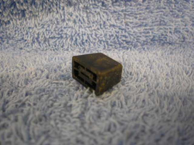 Latch Knob Black Square