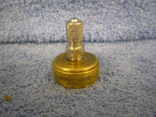 Filler Cap Tire Valve Tarnished