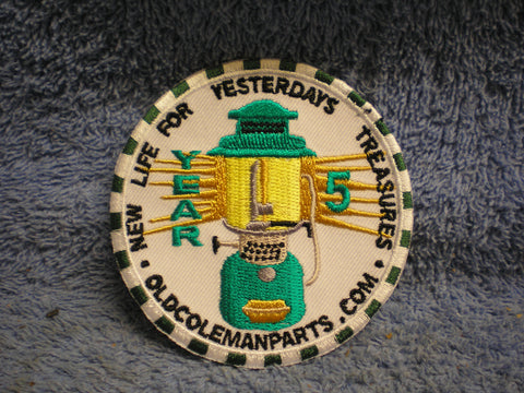 Old Coleman Parts Patch Year 5