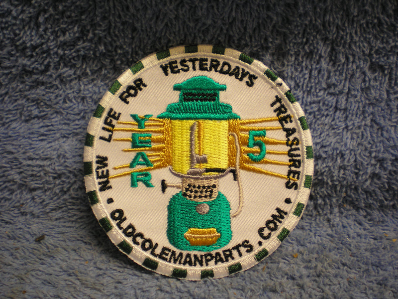Old Coleman Parts Patch Year 5