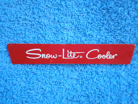 Snowlight Cooler Decal - E1617