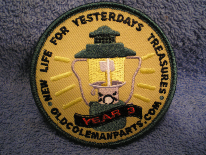 Old Coleman Parts Patch Year 3
