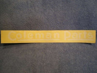Parts Rack Decal 2