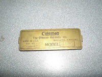Brass Model Plaque 413C