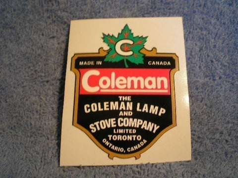 Coleman Torch Decal 3